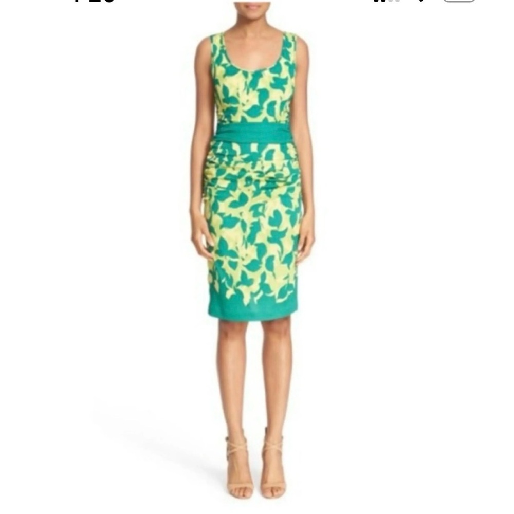 Tracy Reese Silk Side Ruched Dress sz 2